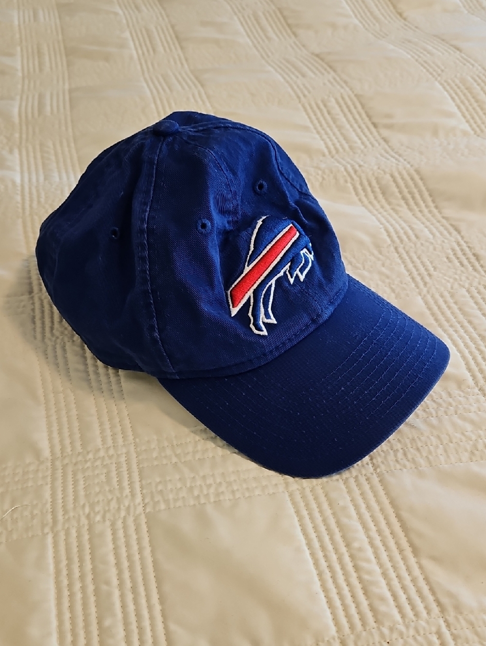 New Era Royal Blue Buffalo Bills Logo Cap with Red & White Accent